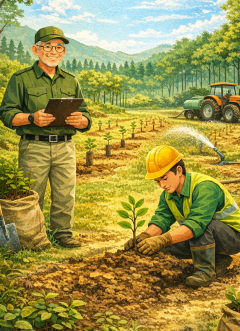 บริการรับจ้างปลูกป่าไม้เศรษฐกิจ